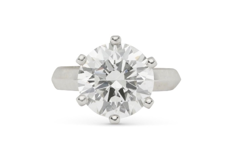 Solitaire diamant - 82.550 € 